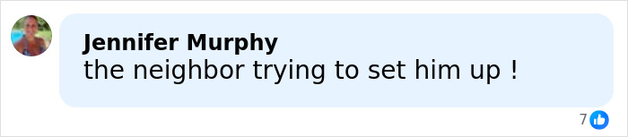 Comment by Jennifer Murphy about neighbor conflict, referencing Alan Ritchson wild fight keyword in a social media style bubble.