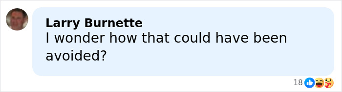 Comment by Larry Burnette questioning how the violent demise of a nurse could have been avoided, highlighting disturbing details.