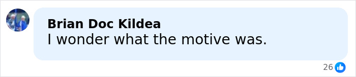 Facebook comment saying "I wonder what the motive was" related to nurse's chilling final text and ex-coworker arrest.