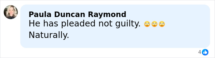 Comment by Paula Duncan Raymond stating he has pleaded not guilty, reacting to the Hawaii doctor attempted homicide case details. Comment by Paula Duncan Raymond stating he has pleaded not guilty, reacting to the Hawaii doctor attempted homicide case details.