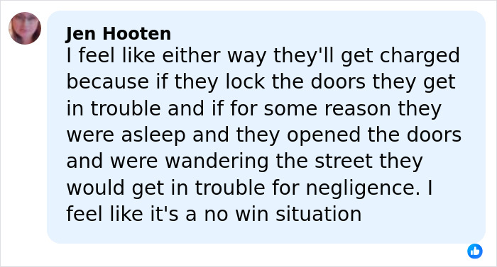 Facebook comment discussing the alleged reason Kendra Duggar was arrested and potential legal consequences.