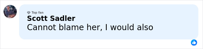 Comment from Scott Sadler expressing agreement in a social media post about Nicole Kidman dating buzz with Australian actor.