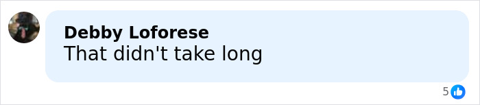 Comment by Debby Loforese stating that something did not take long, related to Nicole Kidman sparks dating buzz with Australian actor.