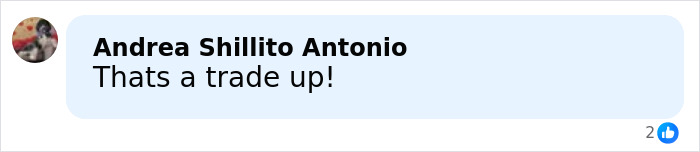 Comment on social media post saying Thats a trade up with a sarcastic tone, related to Nicole Kidman sparks dating buzz with Australian actor after Keith Urban divorce.