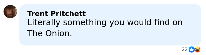 Comment by Trent Pritchett on social media, expressing disbelief about a Barbie packaging discovery going viral.