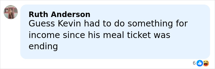 Screenshot of a social media comment discussing Kevin and referencing Britney Spears’ arrest and underlying reasons.