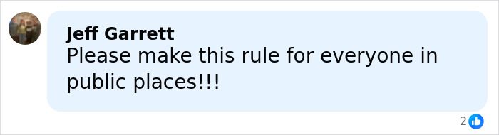 Social media comment praising a major airline&rsquo;s tough new rule that has gained unexpected support from passengers.
