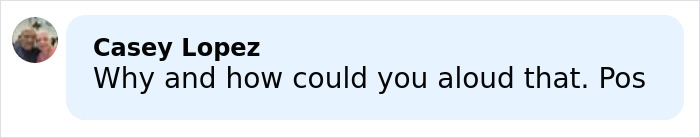 Screenshot of a social media comment questioning how a mom allegedly allowed harm to her young son with 46 injuries.