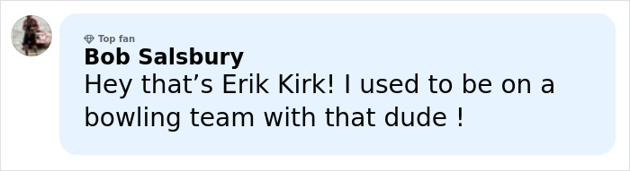 Comment from Bob Salsbury mentioning Erika Kirk in an online discussion about bizarre viral theory involving Sydney Sweeney.