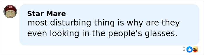 Comment from Star Mare questioning why Meta workers are viewing content through users' smart glasses, highlighting privacy concerns.