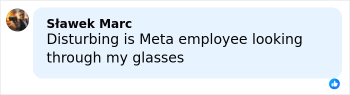 Meta workers revealing disturbing content seen through users smart glasses in a digital message screenshot.