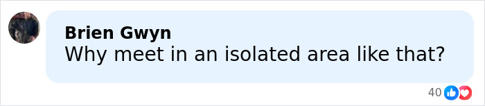 Comment asking why to meet in an isolated area related to bodies of father and daughter found on gravel road after buying PS5.
