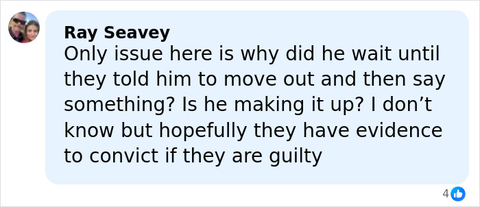 Comment discussing doubts about timing and evidence in case against female police officer accused of crimes against teen boy in custody.