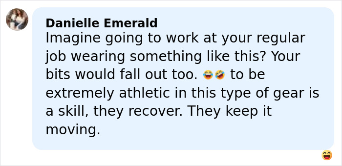 Pro wrestler Kiana James reacting to wardrobe malfunction during live TV wrestling event in athletic gear.