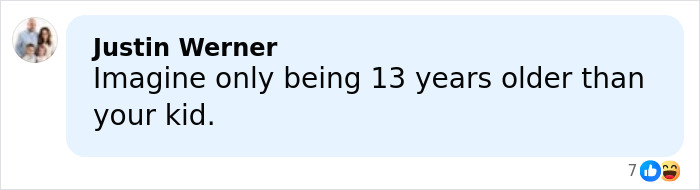 Text message exchange showing a comment about the controversial case involving a 15-year-old pregnant by a 12-year-old.