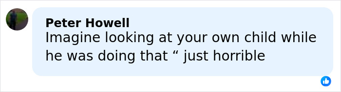 Comment expressing horror about a child&rsquo;s actions, related to open misogynist and hostage incident topic.