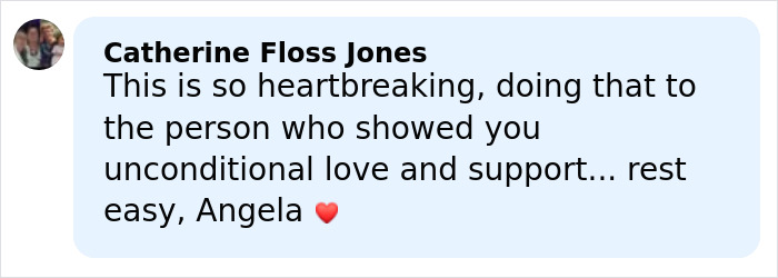 Comment expressing heartbreak over an 18-year-old&rsquo;s tragic act against his own mother, showing grief and loss.