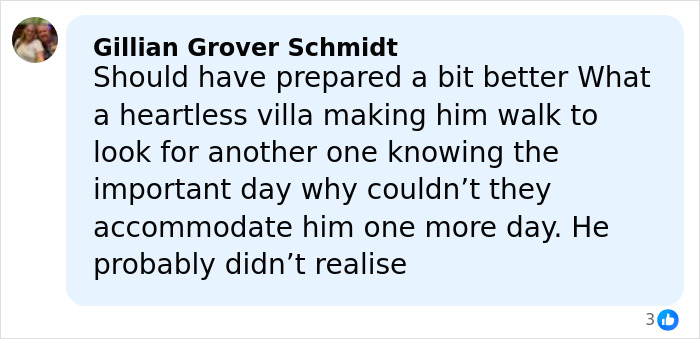 Comment discussing a tourist&rsquo;s difficulty finding accommodation during Bali shutdown amid restrictions and consequences.