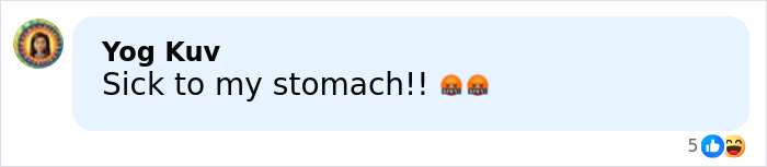 Comment on social media expressing disgust about a California teacher suspended after bizarre act secretly filmed by a student.