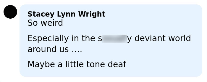 Comment criticizing Heidi Klum's newest lingerie ad with daughter Leni sparking backlash online.