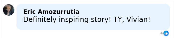 Comment from Eric Amozurrutia praising Vivian's inspiring story related to Elon Musk's trans daughter and her merch line.