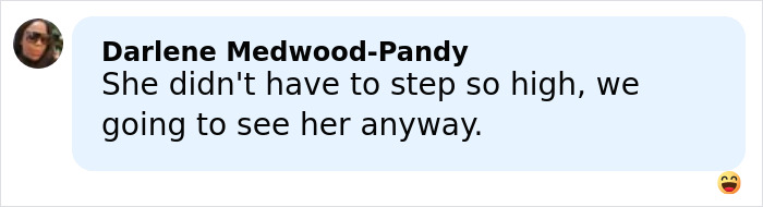 Comment by Darlene Medwood-Pandy discussing Kim Kardashian&rsquo;s dramatic fall as a viral moment from Oscars night.