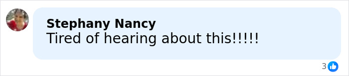 Person named Stephany Nancy commenting online, expressing frustration related to body of woman found near Phoenix canal.