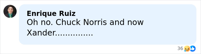 Screenshot of a social media comment mentioning Buffy the Vampire Slayer star Nicholas Brendon in a conversation.