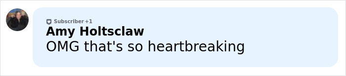 Comment by Amy Holtsclaw reacting to the final video of Buffy the Vampire Slayer star Nicholas Brendon, expressing heartbreak.