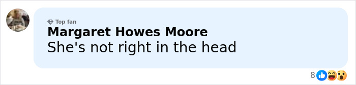 Screenshot of a social media comment reacting to Bonnie Blue charged after disturbing public stunt in London.