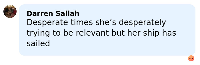 Social media comment criticizing Bonnie Blue after criminal charges for a disturbing public stunt in London.