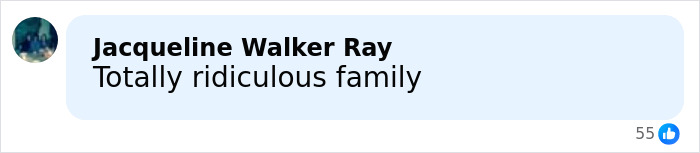 Social media comment by Jacqueline Walker Ray reacting to a discussion about North West&rsquo;s spiked, pierced manicure.