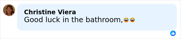 Screenshot of a social media comment joking about a spiked, pierced manicure trending online.