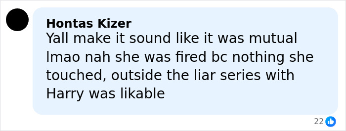 Comment on a social media post discussing Netflix cutting ties with Meghan Markle and its impact on the As Ever brand.