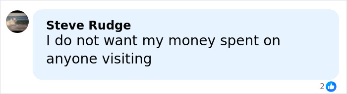 Comment on a petition against Prince Harry and Meghan Markle's upcoming trip expressing opposition to spending money on their visit.