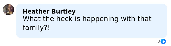 Comment by Heather Burtley asking what is happening with the 19 Kids and Counting star Joseph Garrett Duggar amid arrest allegations.