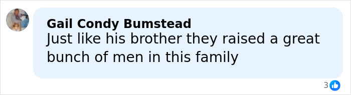 Comment from Gail Condy Bumstead on social media discussing family values related to 19 Kids And Counting star Joseph Garrett Duggar.
