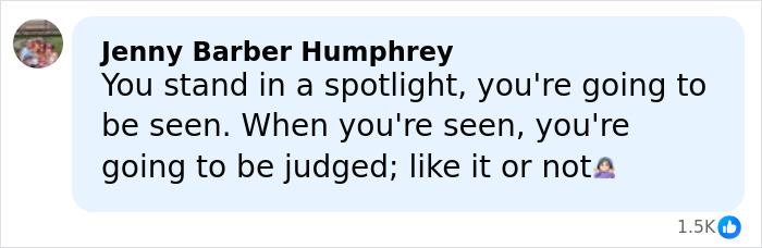 Comment from Jenny Barber Humphrey responding to Kelly Osbourne fires back at cruel trolls after Brit Awards look goes viral. Comment from Jenny Barber Humphrey responding to Kelly Osbourne fires back at cruel trolls after Brit Awards look goes viral.