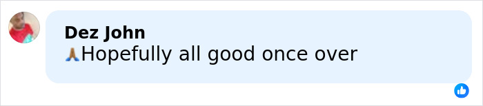 Comment on social media expressing hope for safety after historic floods and mass evacuations in Hawaii.