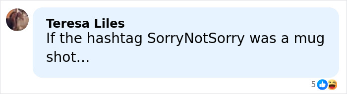 Comment on social media referencing Florida woman’s mugshot going viral after disturbing Airbnb acts filming arrest. Comment on social media referencing Florida woman’s mugshot going viral after disturbing Airbnb acts filming arrest.