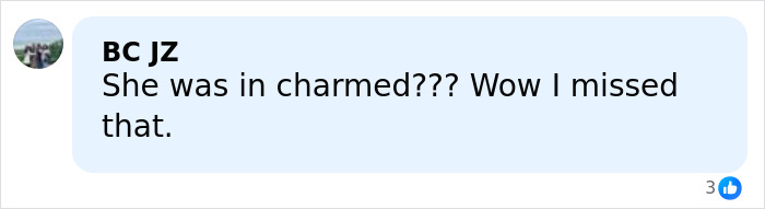 Comment on social media mentioning Kaley Cuoco and her former co-star from a show like Charmed.
