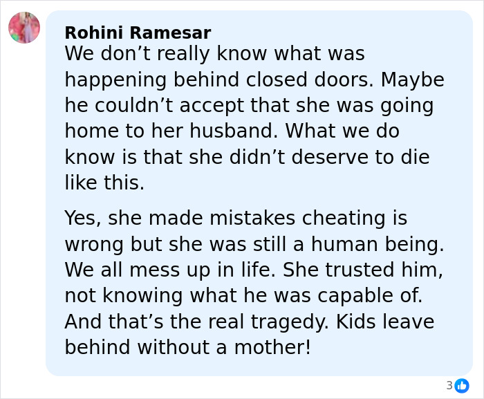 Comentário revelando novos detalhes perturbadores no caso de morte violenta de uma enfermeira, exortando as mulheres a ouvirem seus instintos.