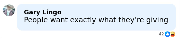 Gary Lingo commenting online, expressing opinions about late-night hosts Jimmy Kimmel and Stephen Colbert.