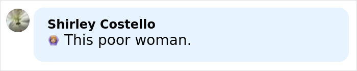 Comment by Shirley Costello saying this poor woman, related to the long-standing mystery of gloves in Nancy Guthrie case.