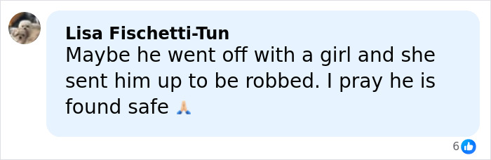 Comment discussing the suspicious footage and mysterious vanishing of an American student in Spain, hoping for their safe return.