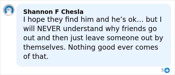 Comment expressing concern about suspicious footage in mysterious vanishing of American student in Spain.