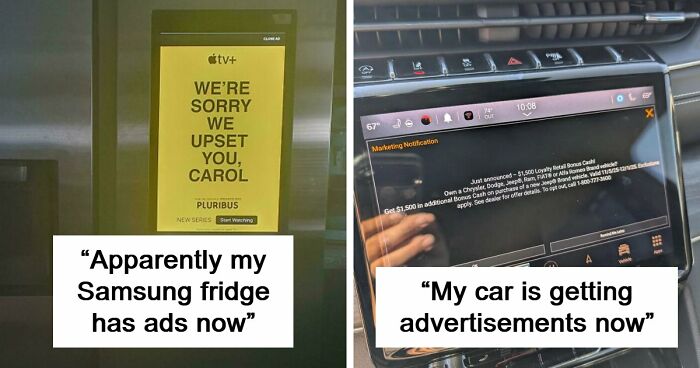 “My Car Is Getting Advertisements Now?”: 67 Examples Of Design That Feels Genuinely Evil (New Pics)