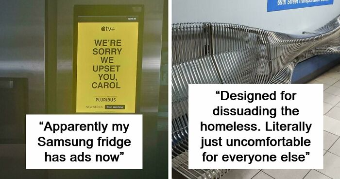 “My Car Is Getting Advertisements Now?”: 67 Examples Of Design That Feels Genuinely Evil (New Pics)
