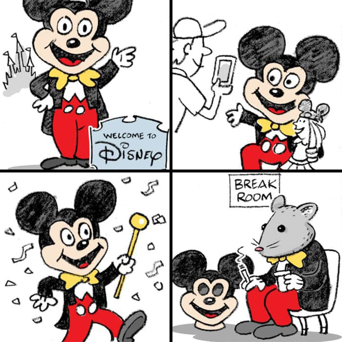 Artist Joe Lennon Turns Famous Pop Culture Characters Into Brutally Funny One-Panel Comics (57 New Pics)