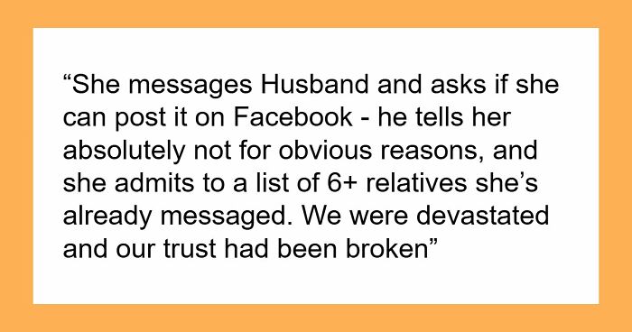 Entitled MIL Breaks Couple’s Trust, Shares Secret Baby News And Spreads Rumors When Confronted